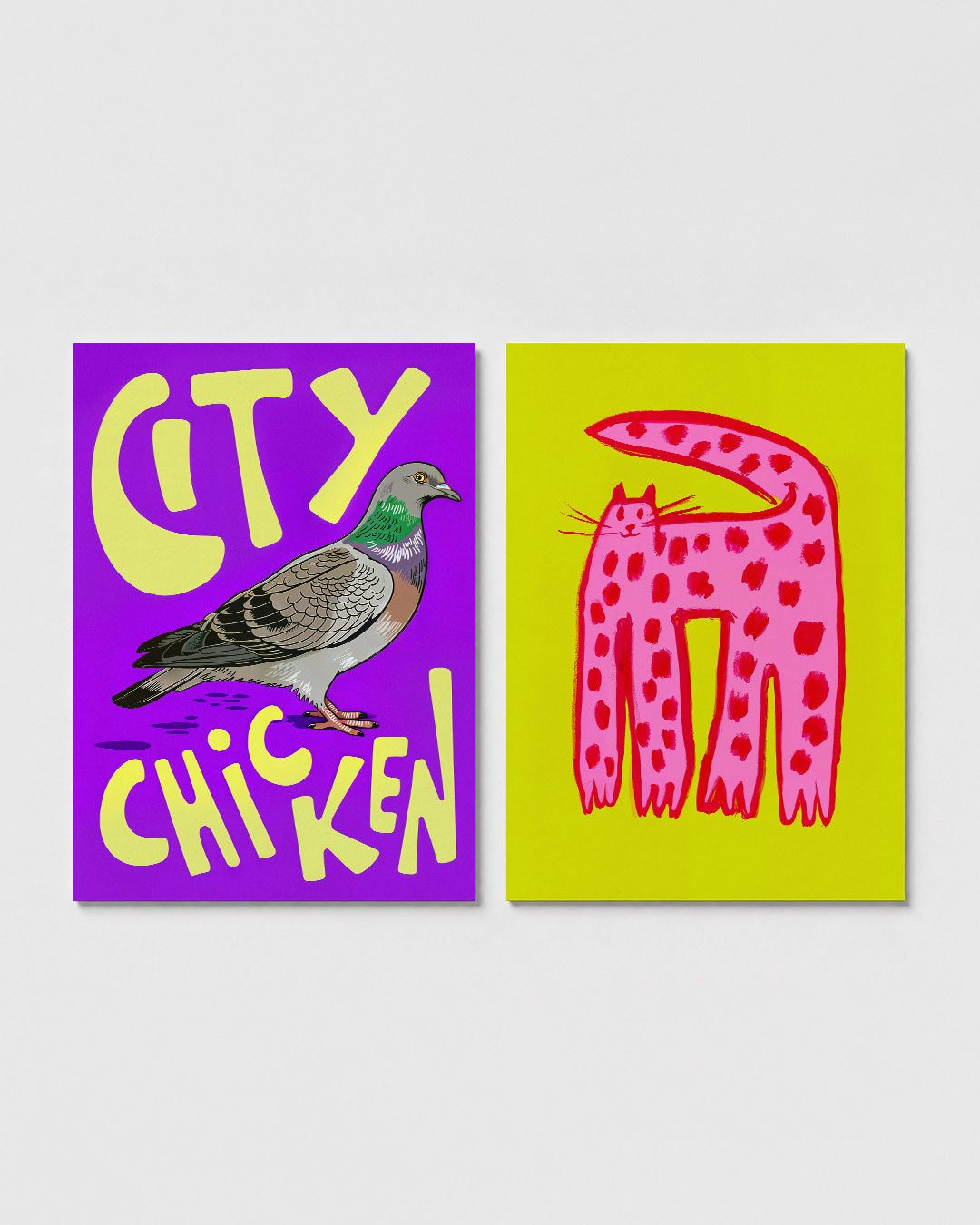 Stadsduif expressie Posterset