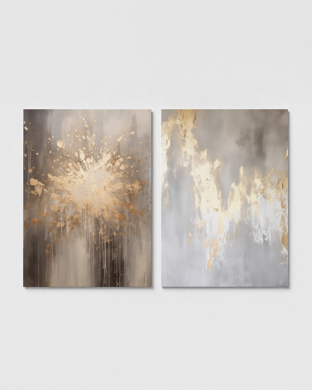 Gouden spatexplosie Posterset