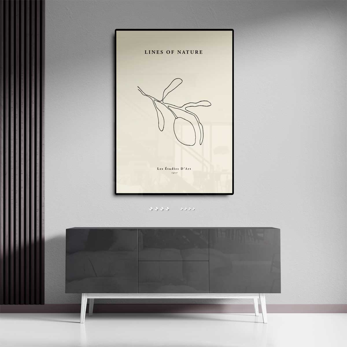 Lijnen van de Natuur Kunstwerk-canvas-dibond-plexiglas-wanddecoratie-WallArtistic