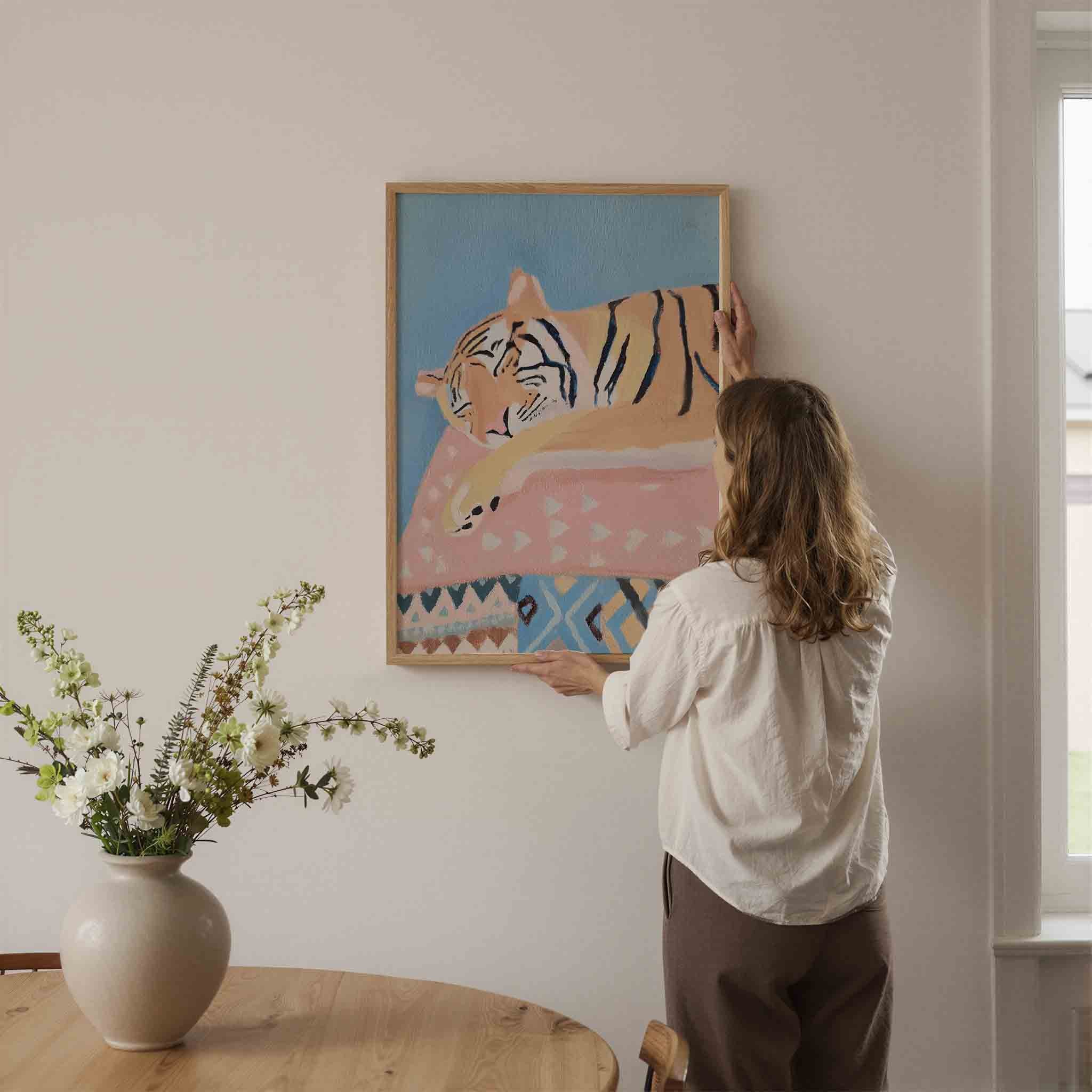 Slapende tijger Poster