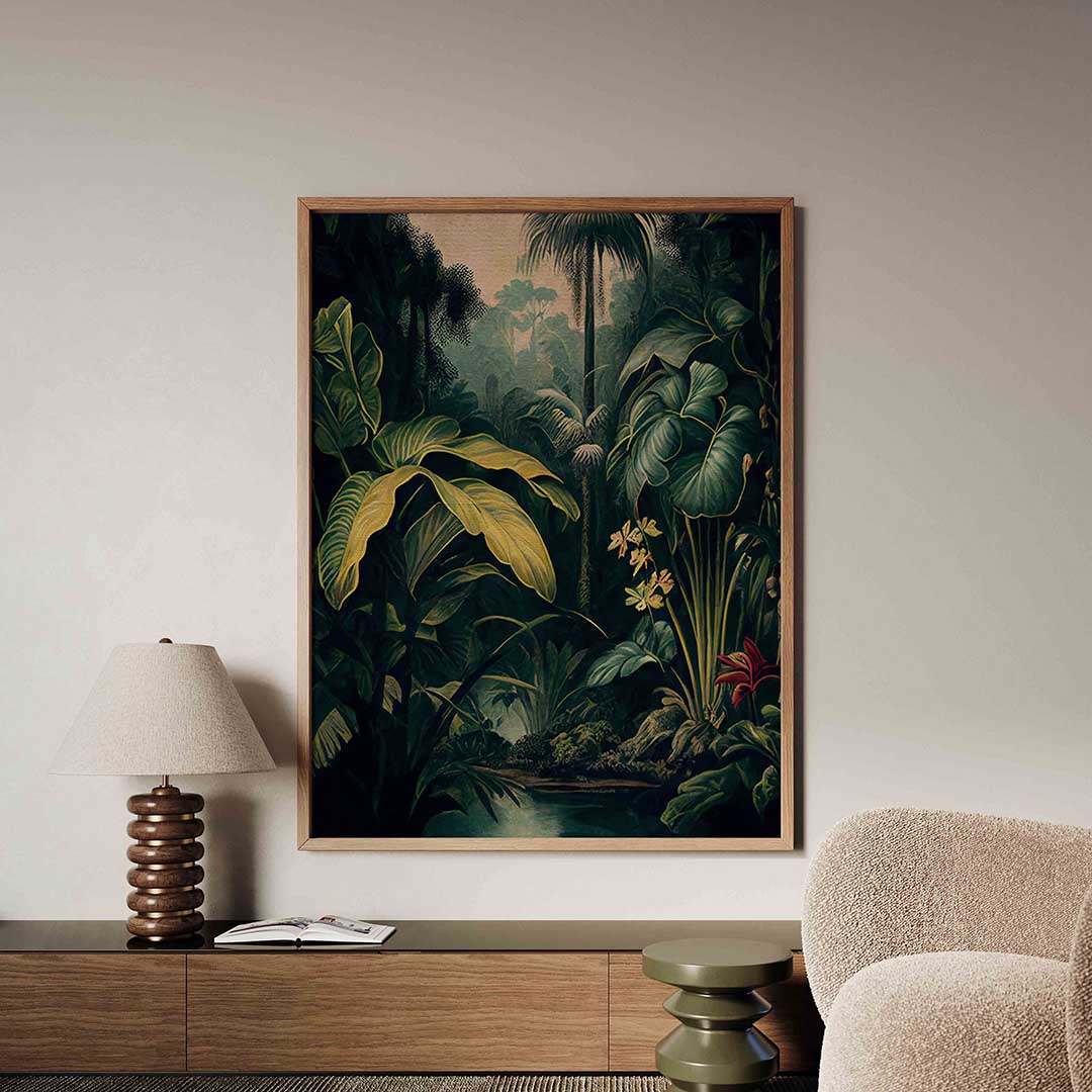 Tropische bladeren Poster