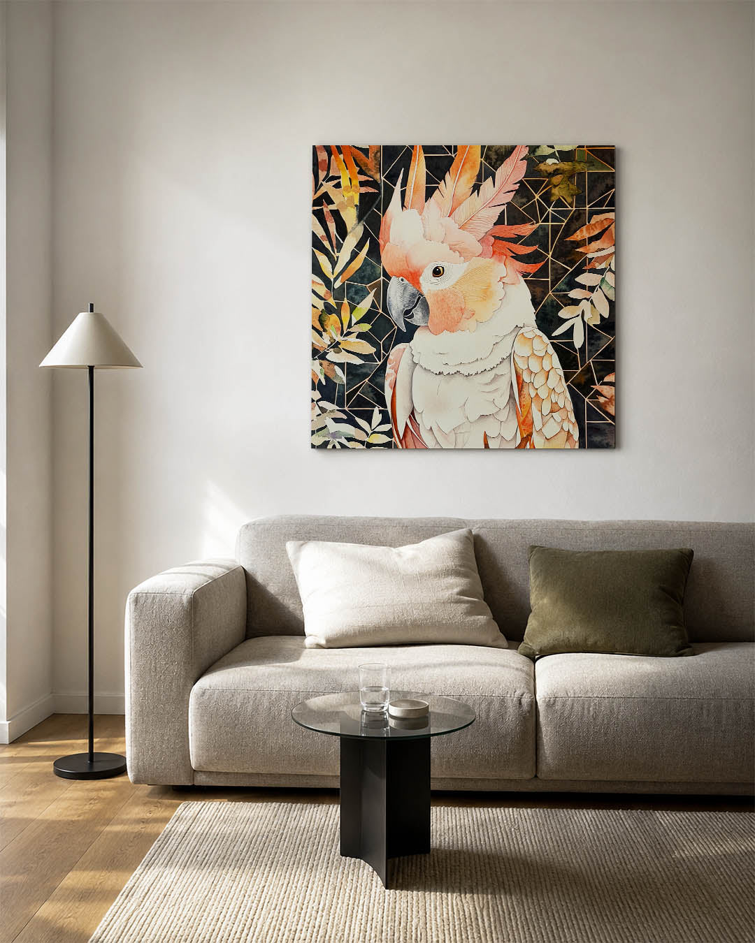 Vrolijke vogel Kunstwerk