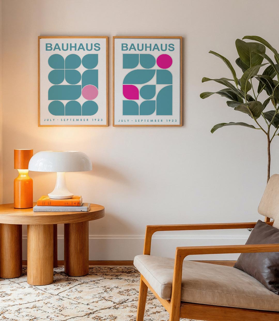 Vormen en kleurvlakken Posterset