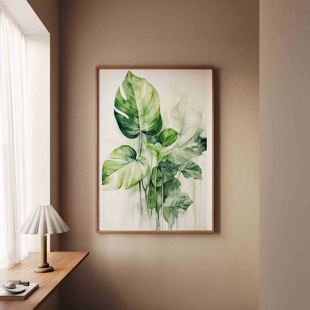 Groene bladeren Poster
