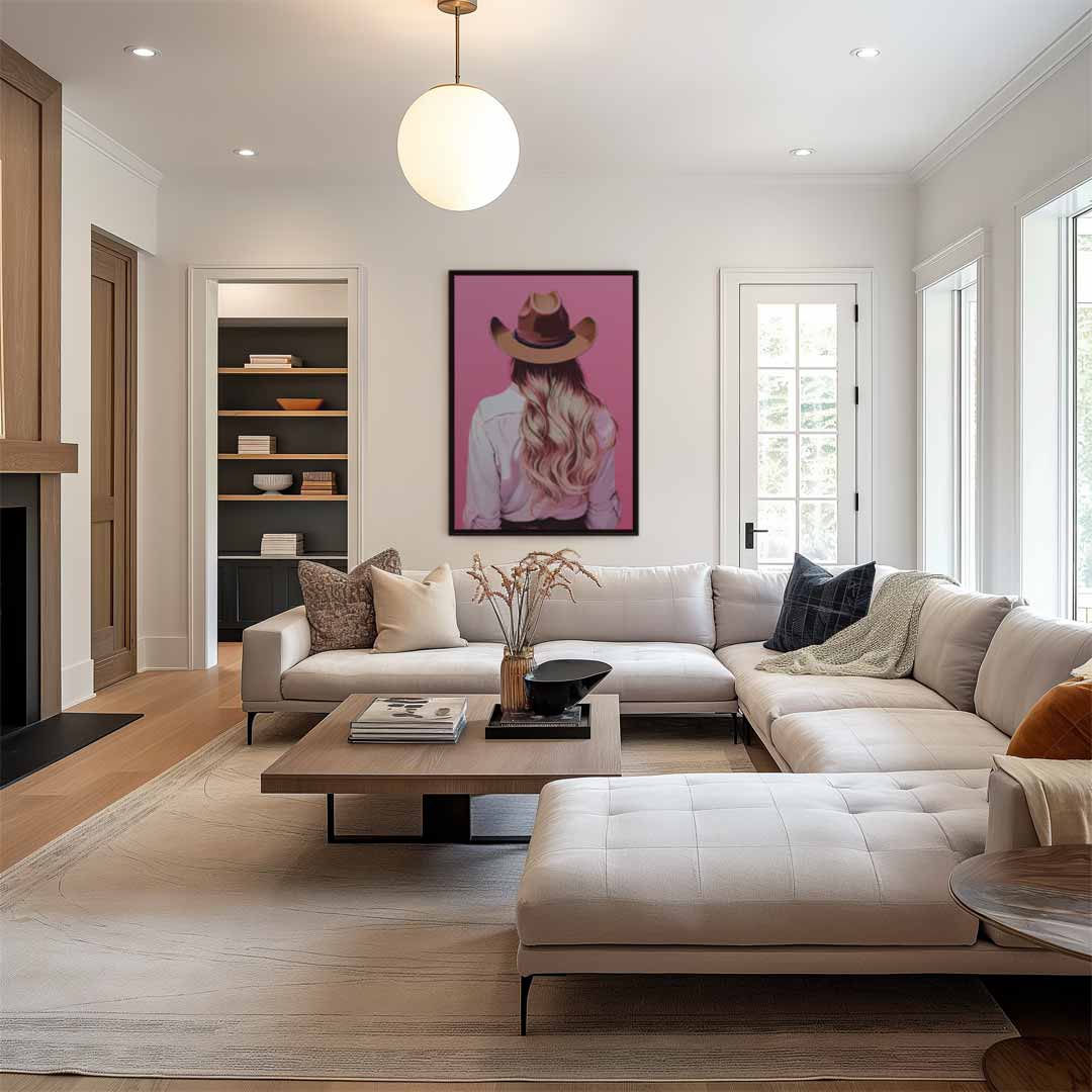 Cowboy Chic Kunstwerk-canvas-dibond-plexiglas-wanddecoratie-WallArtistic