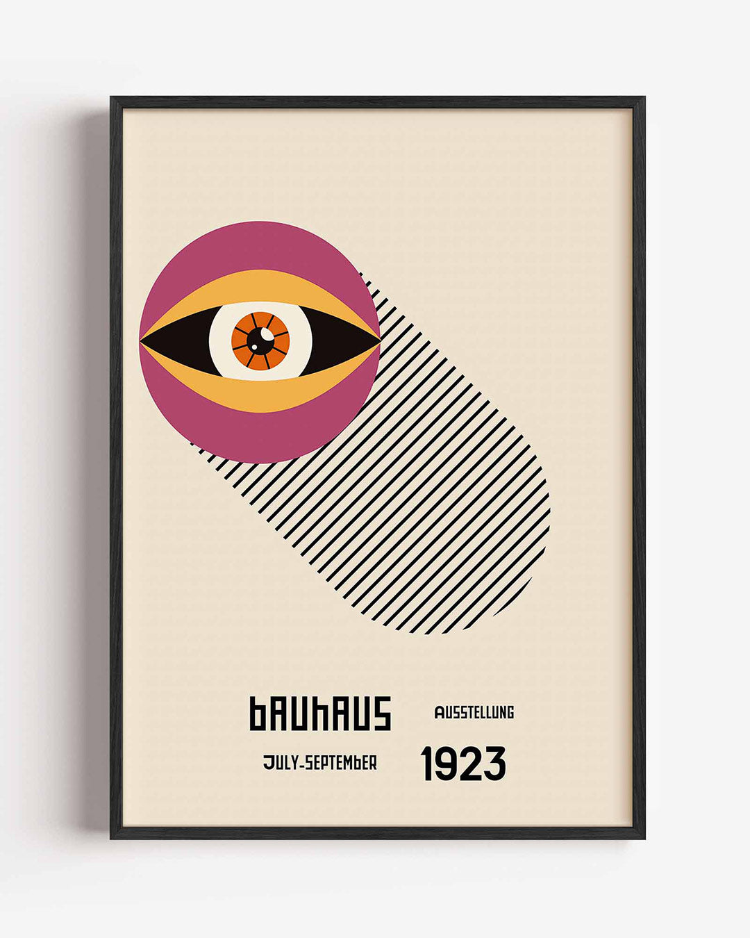 Oog en lijnen Poster