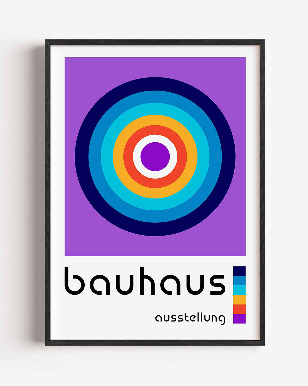 Cirkelvormen en kleur Poster