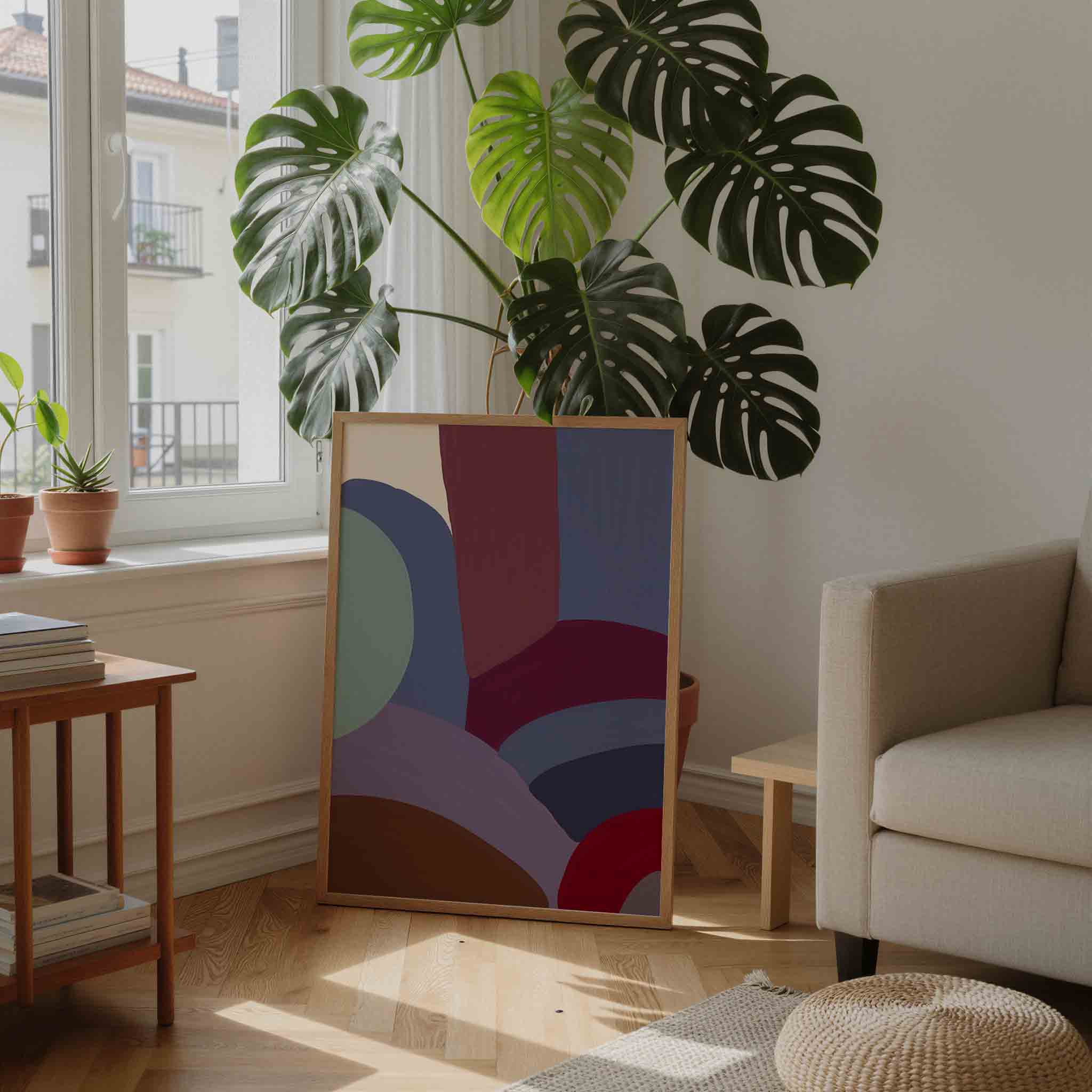 Abstracte vormen Poster