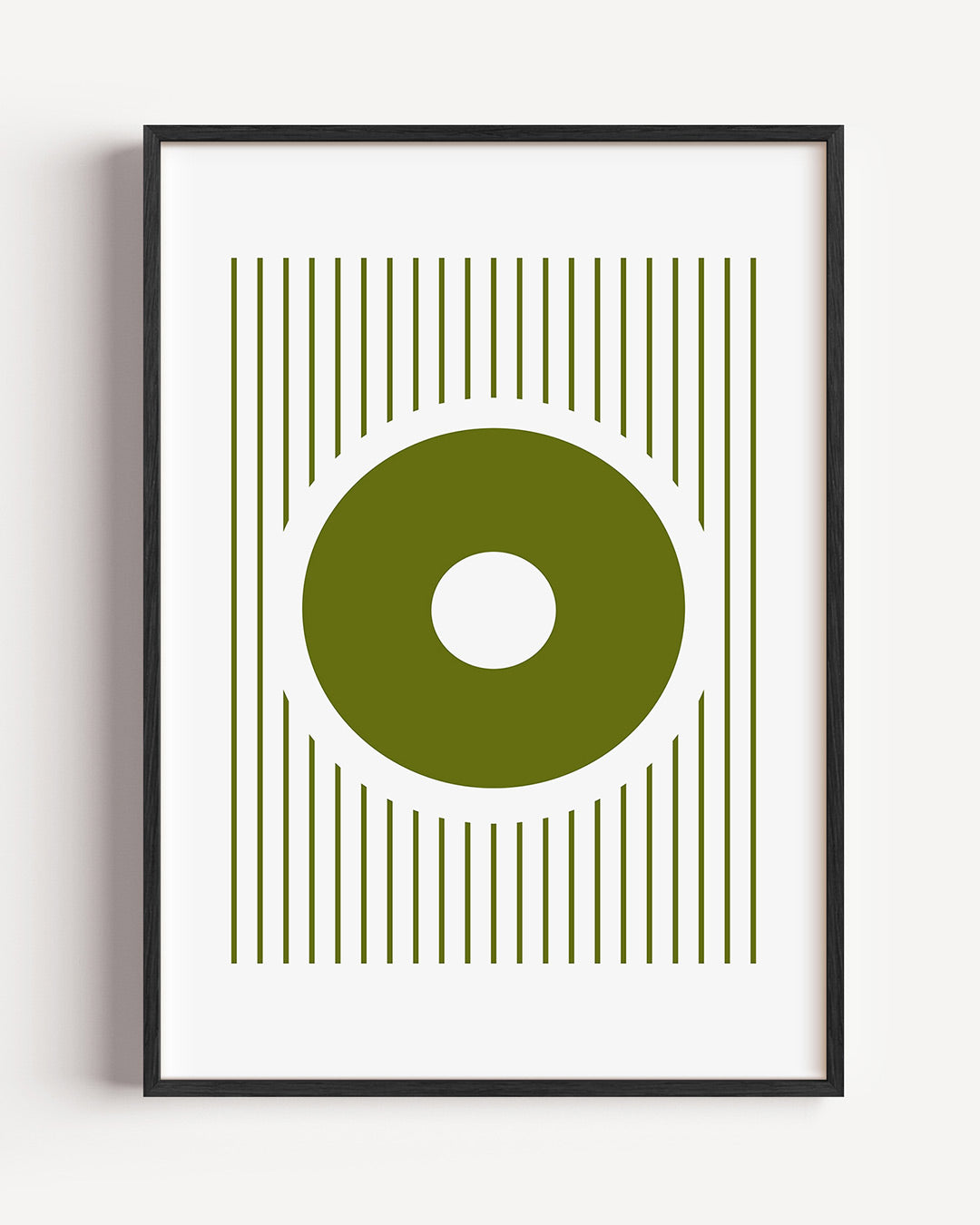 Cirkel en lijnen Poster