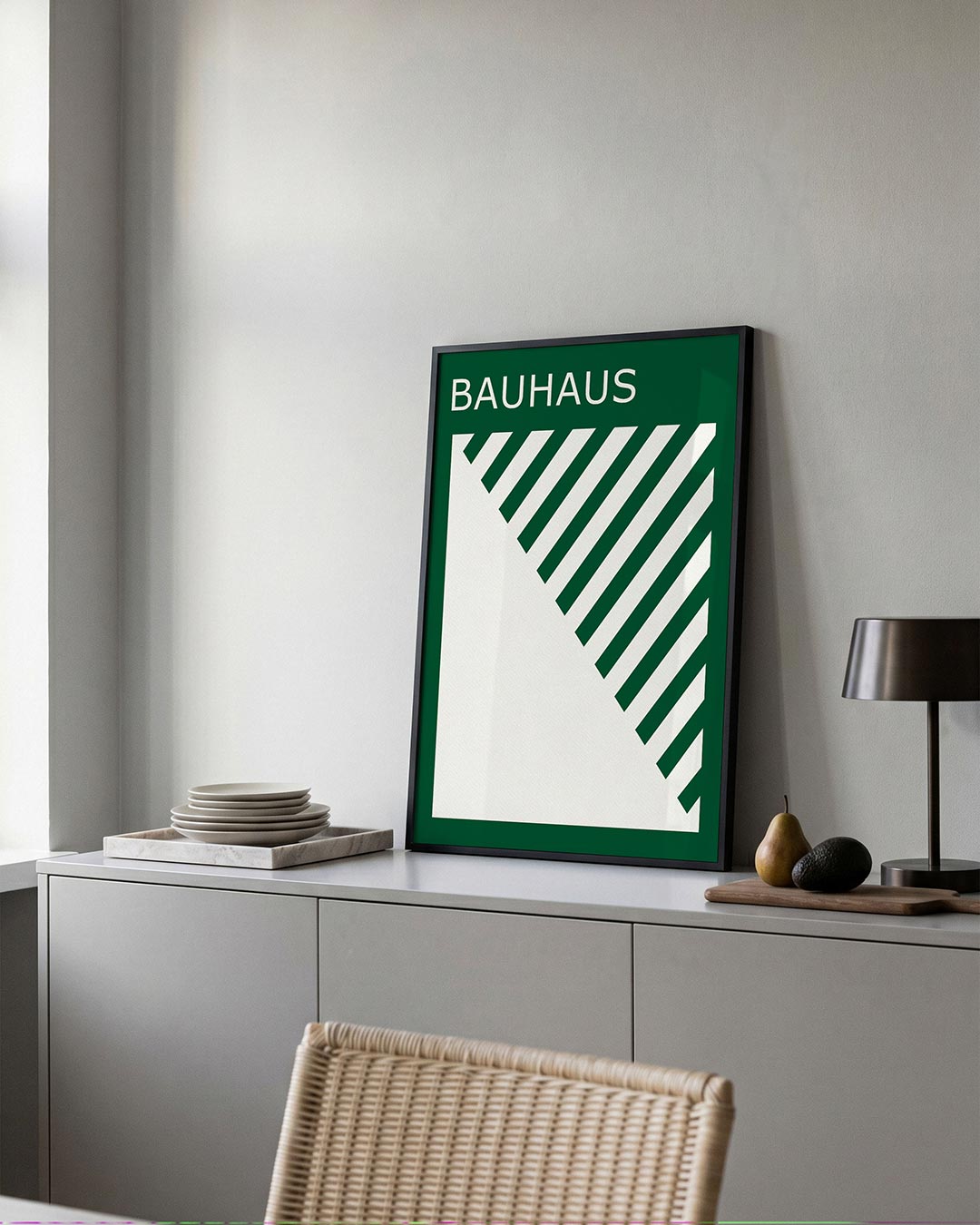 Diagonal lijnen Poster
