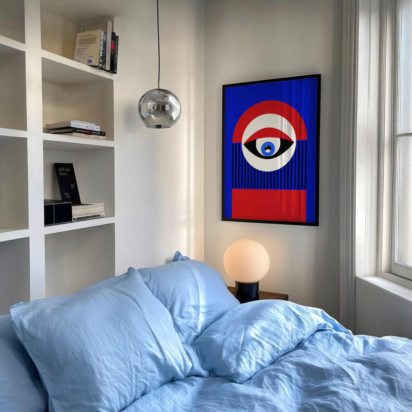 Abstracte Oogkunst Poster-WallArtistic