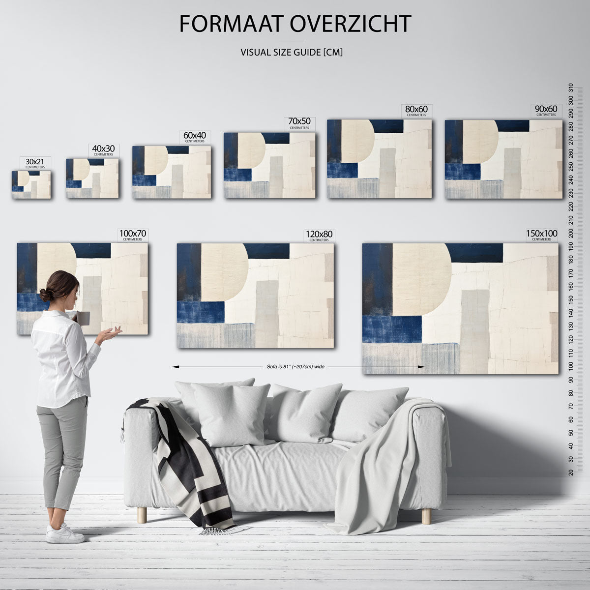 Abstracte vormen Poster