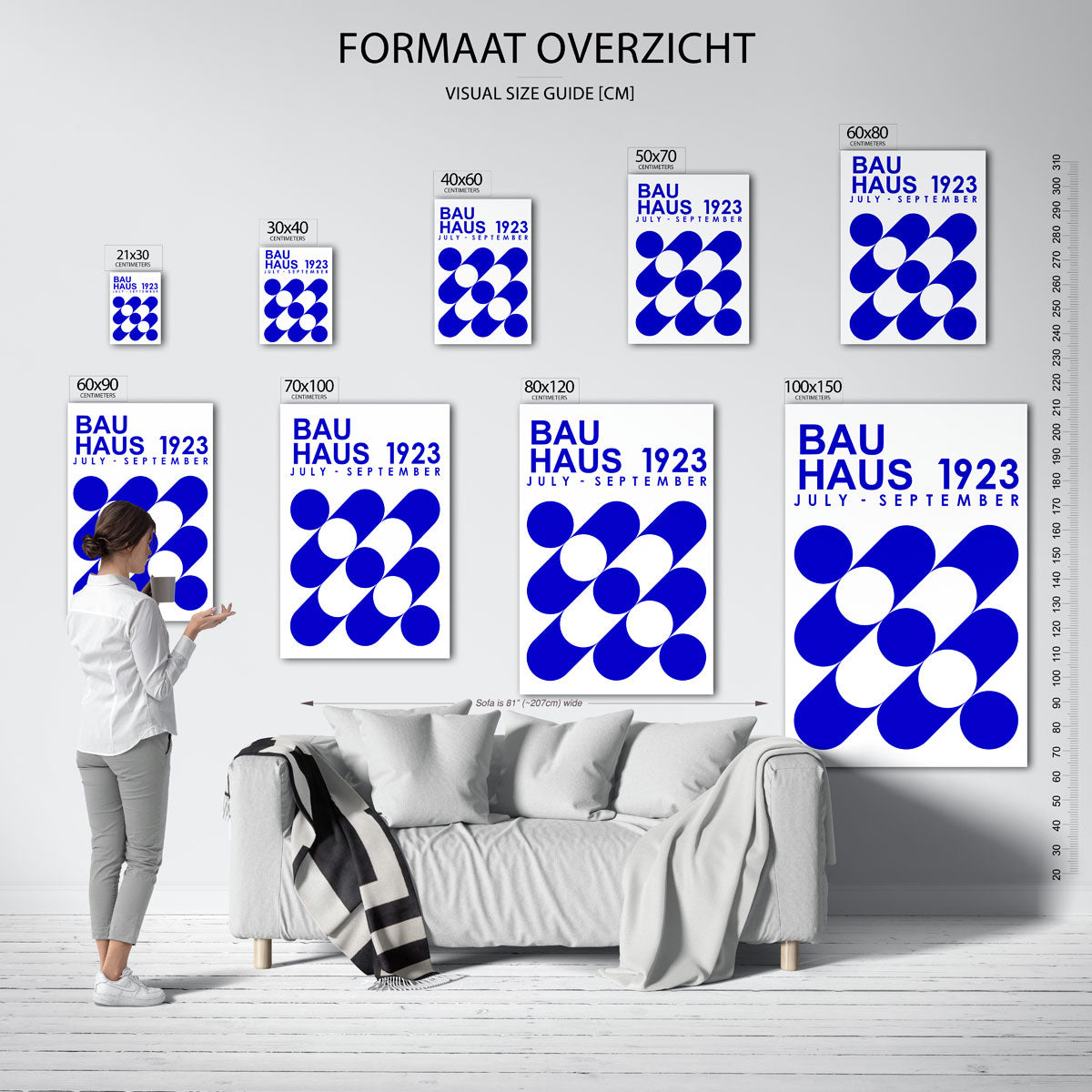 Vormen en vlakken Poster