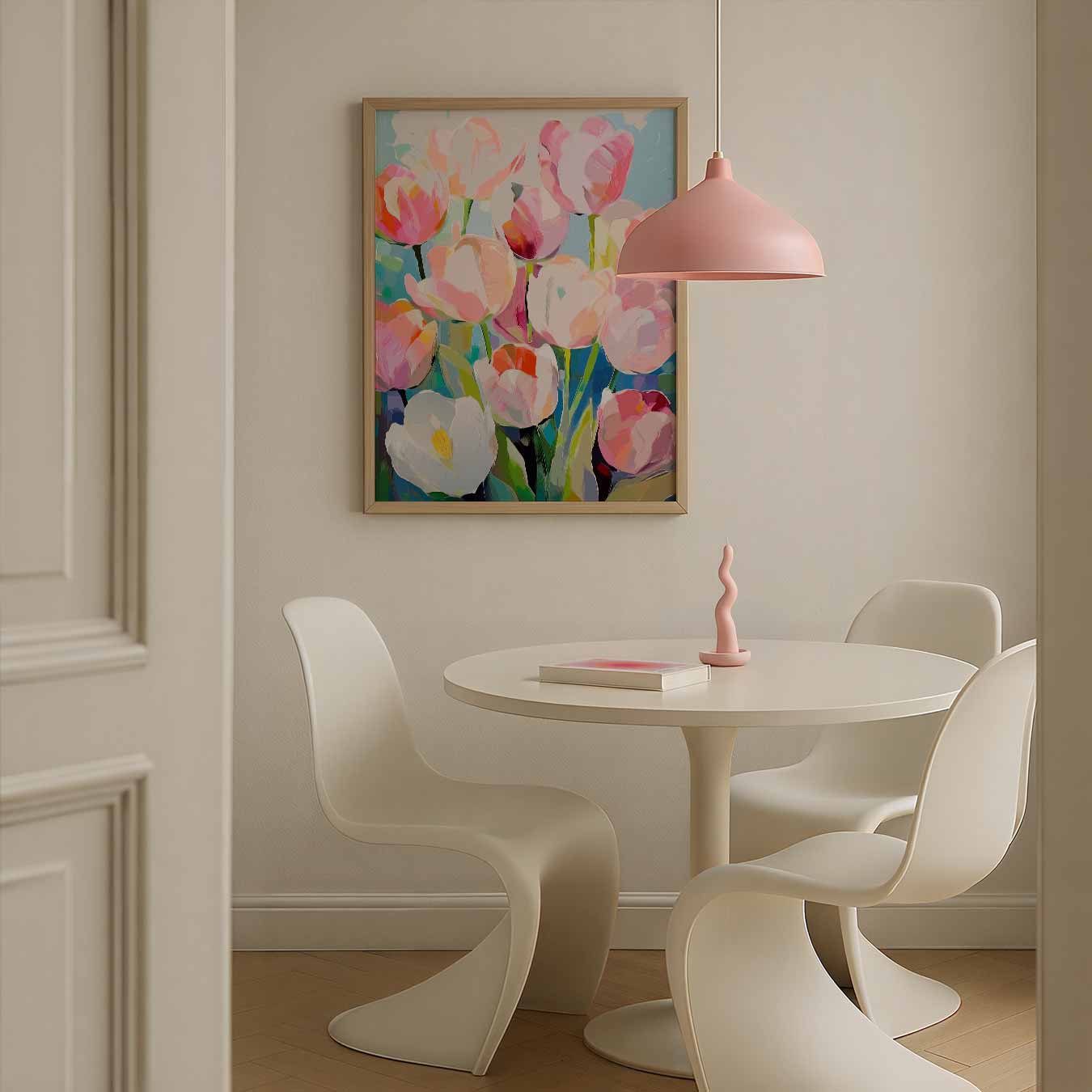 Kleurrijke Tulpenpracht Poster-WallArtistic