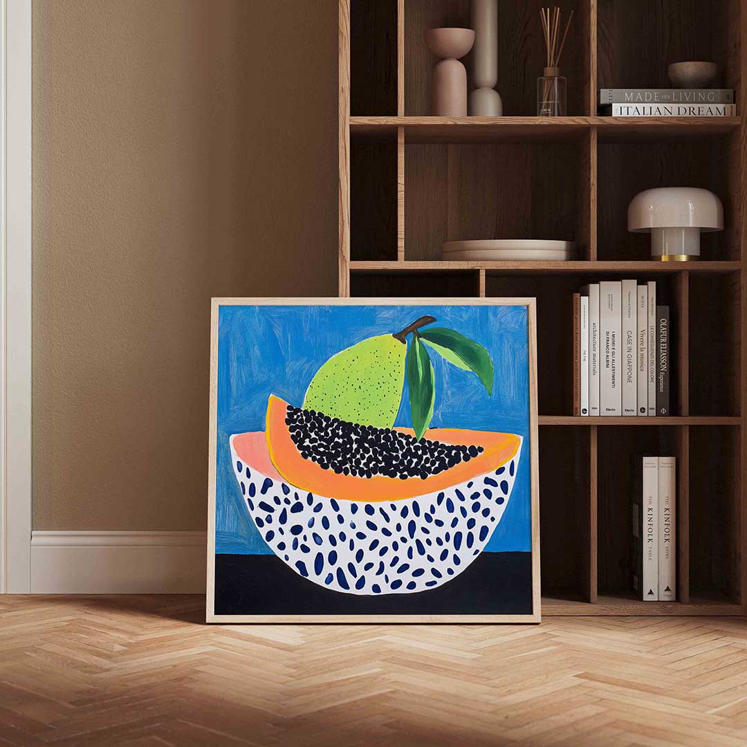 Fruit en patronen Poster
