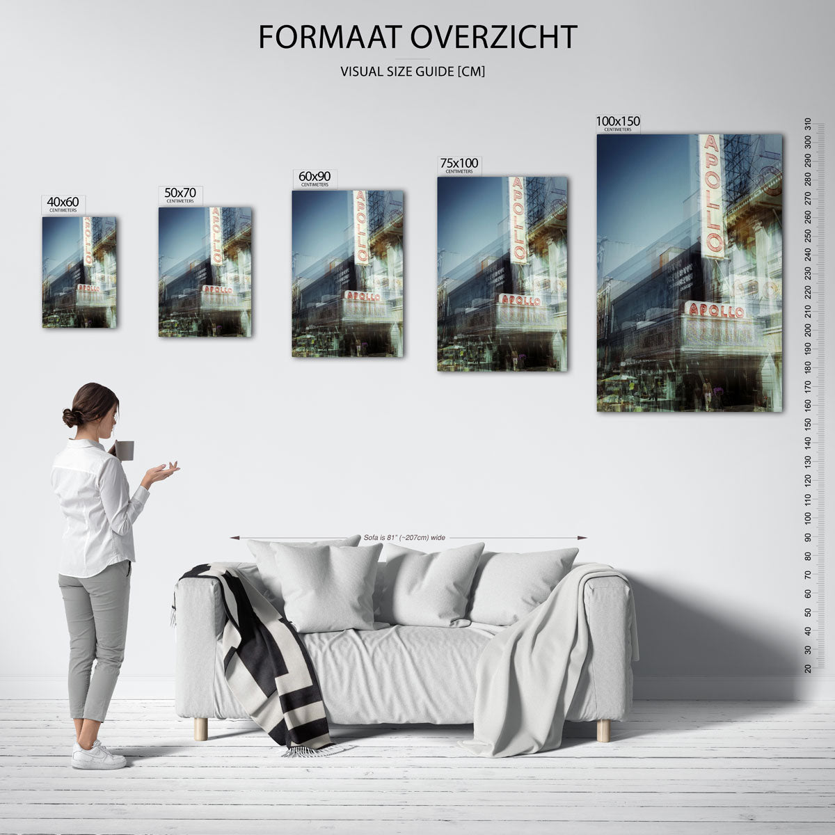 Stedelijke reflecties Kunstwerk