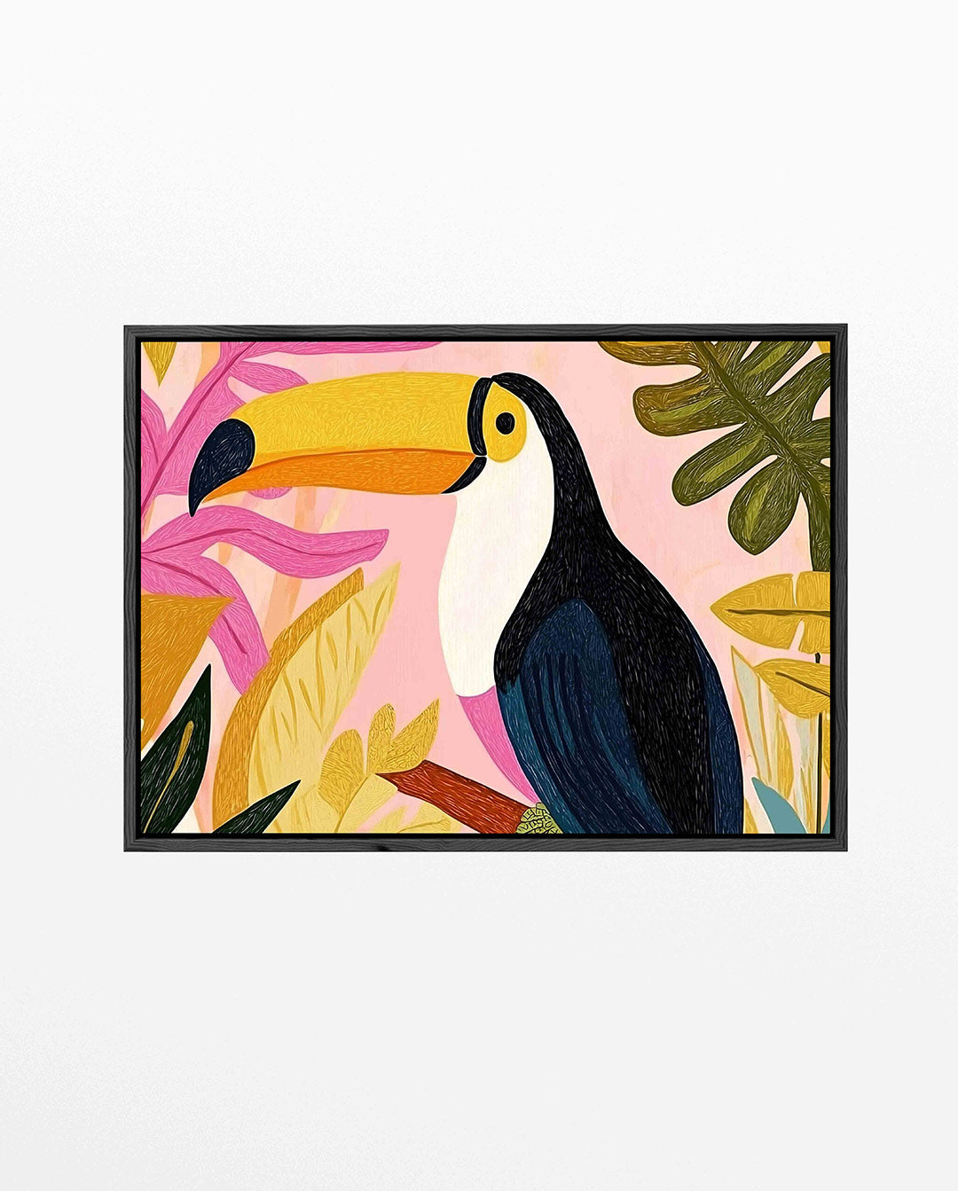 Vrolijke toekan Kunstwerk