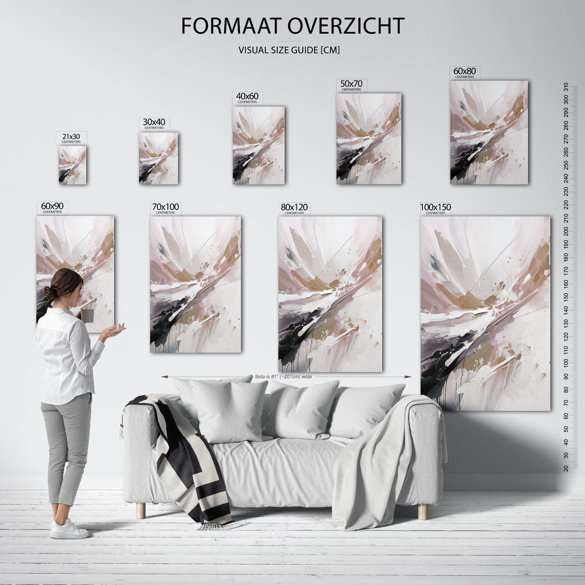 Abstracte vormen Poster