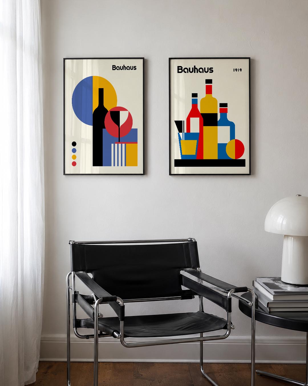 Vormen en kleurvlakken Posterset