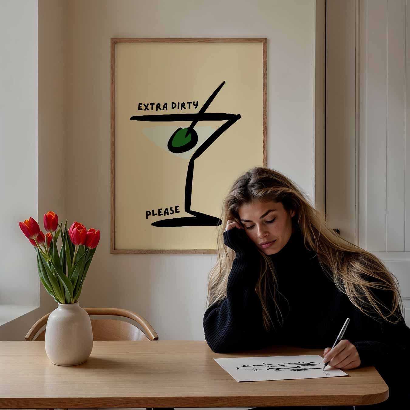 Extra Dirty Martini Poster-WallArtistic