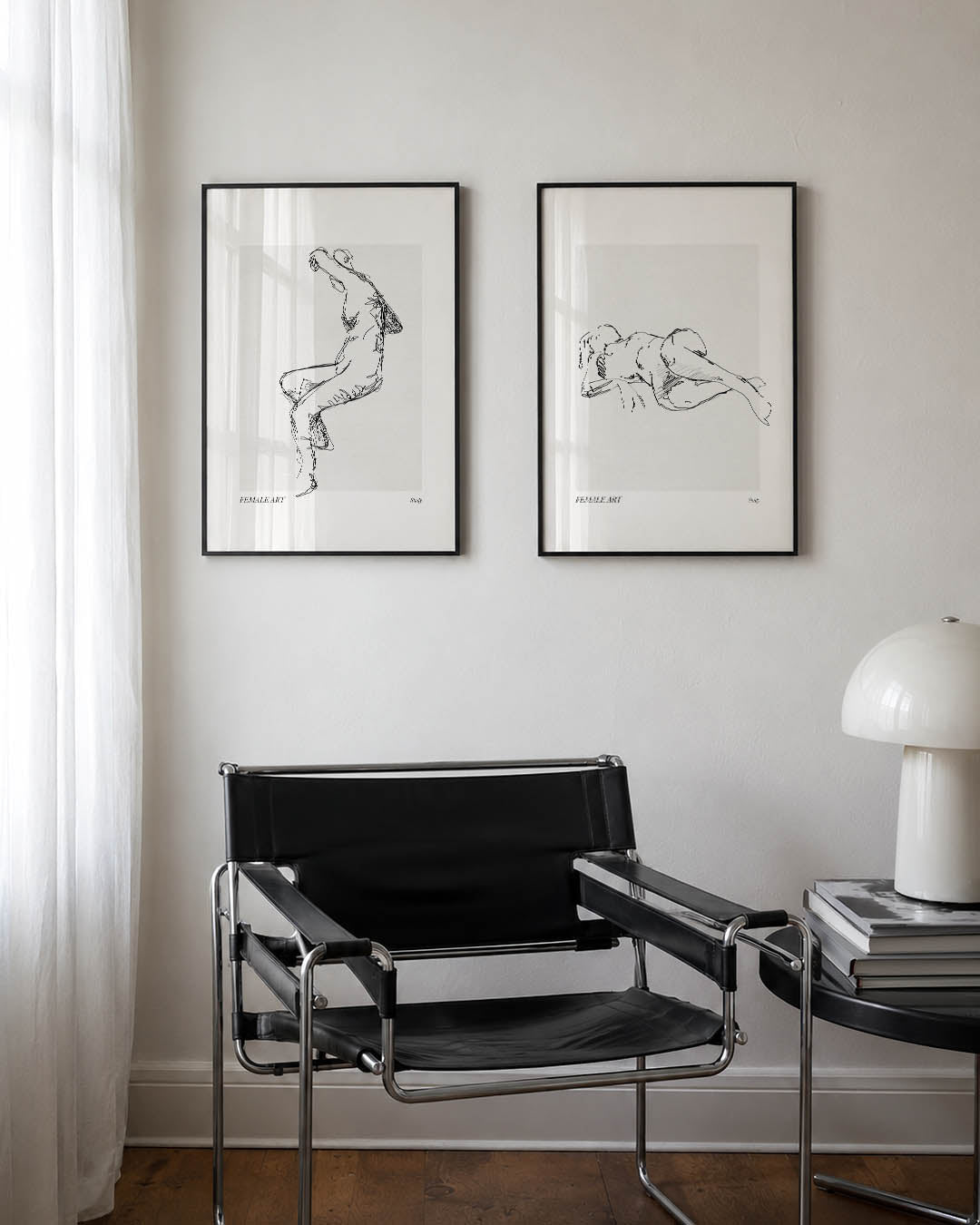 Lijnenspel en vormen Posterset