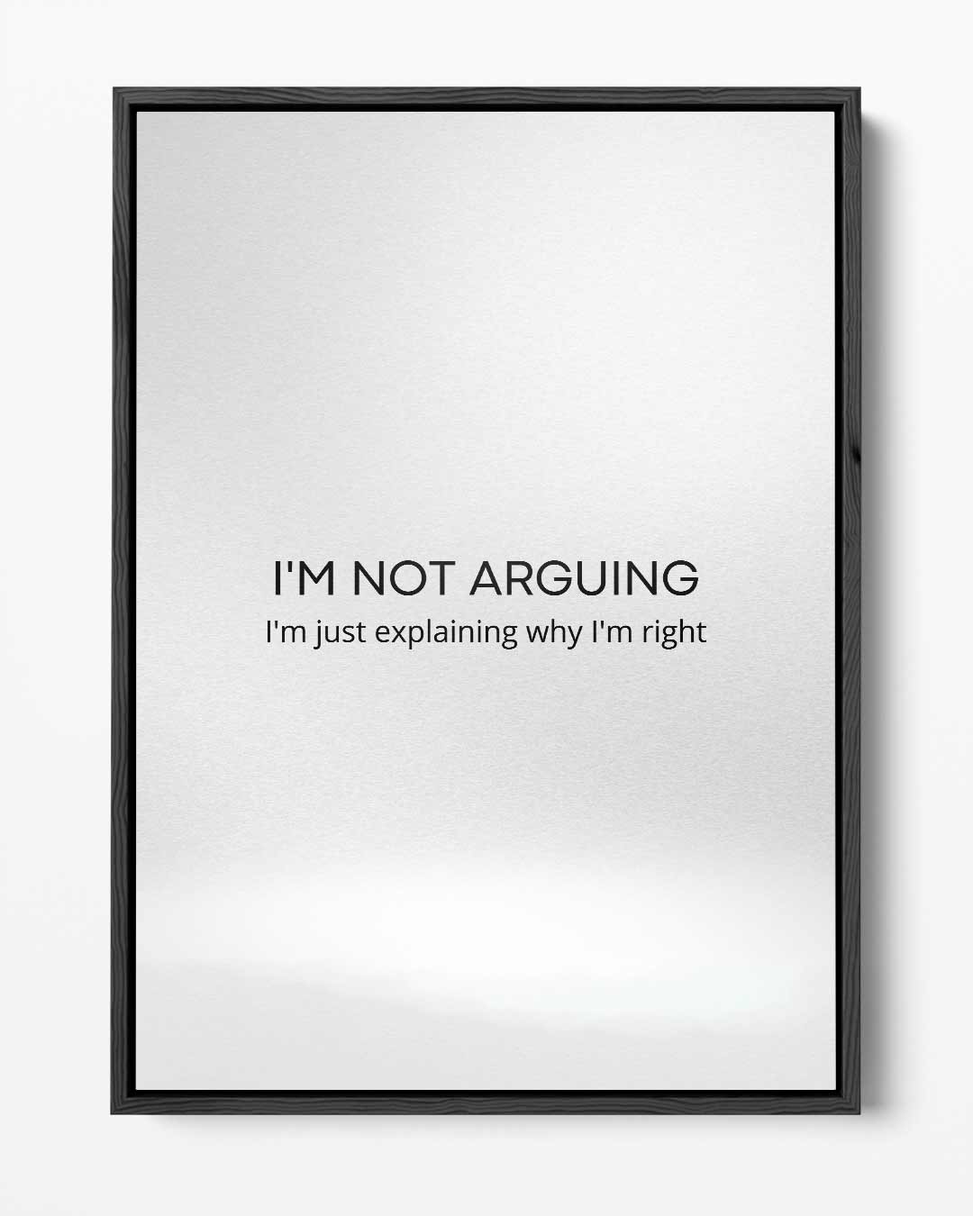 Humoristische Quote Print Kunstwerk-canvas-dibond-plexiglas-wanddecoratie-WallArtistic