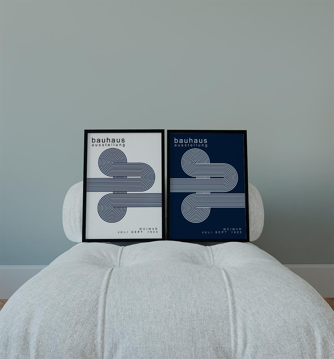 Lijnenspel en cirkel Posterset