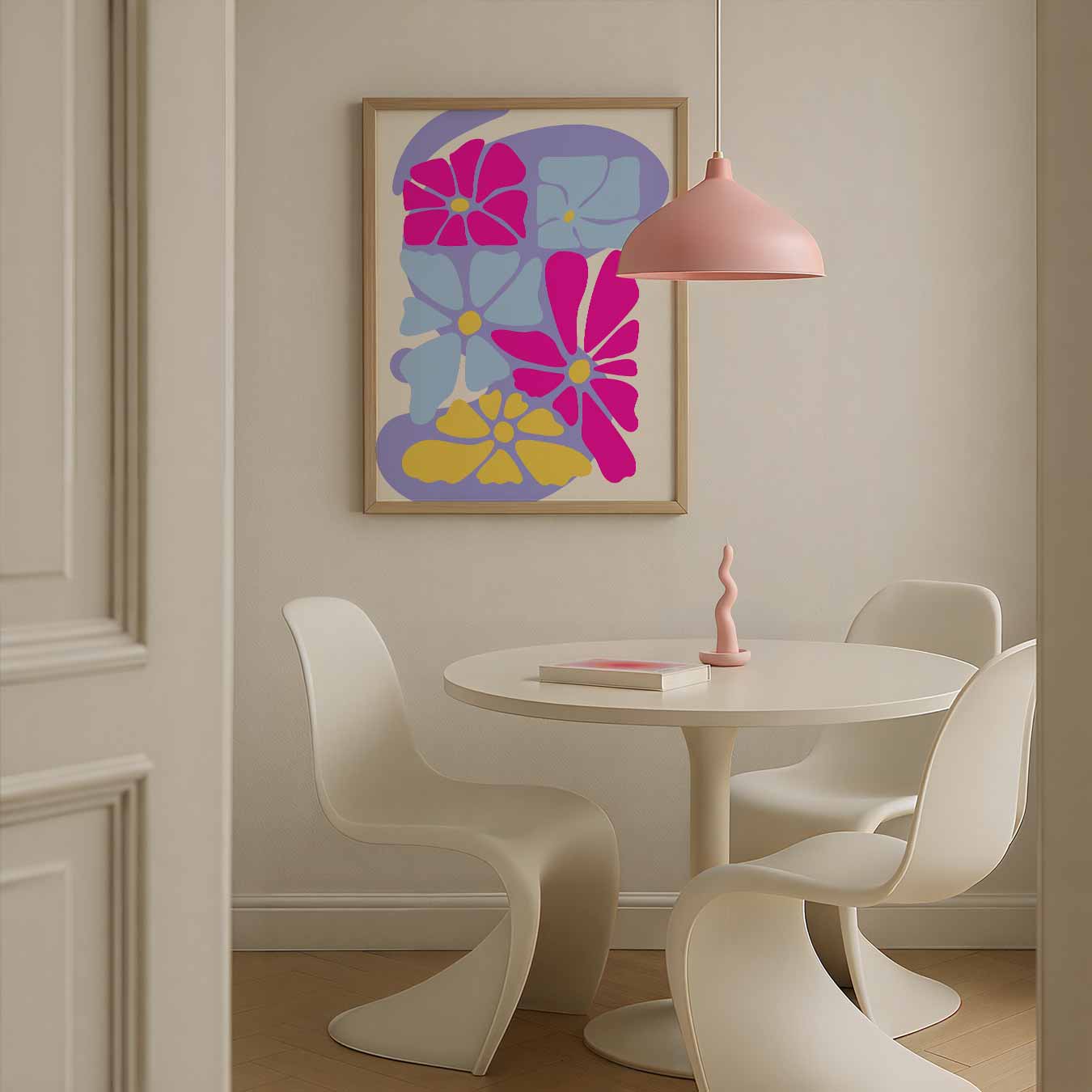 Vrolijke Bloemenpracht Poster-WallArtistic