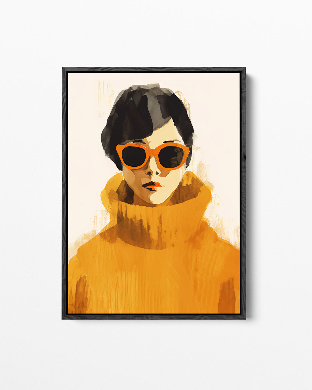 Stijlvolle vrouw Kunstwerk