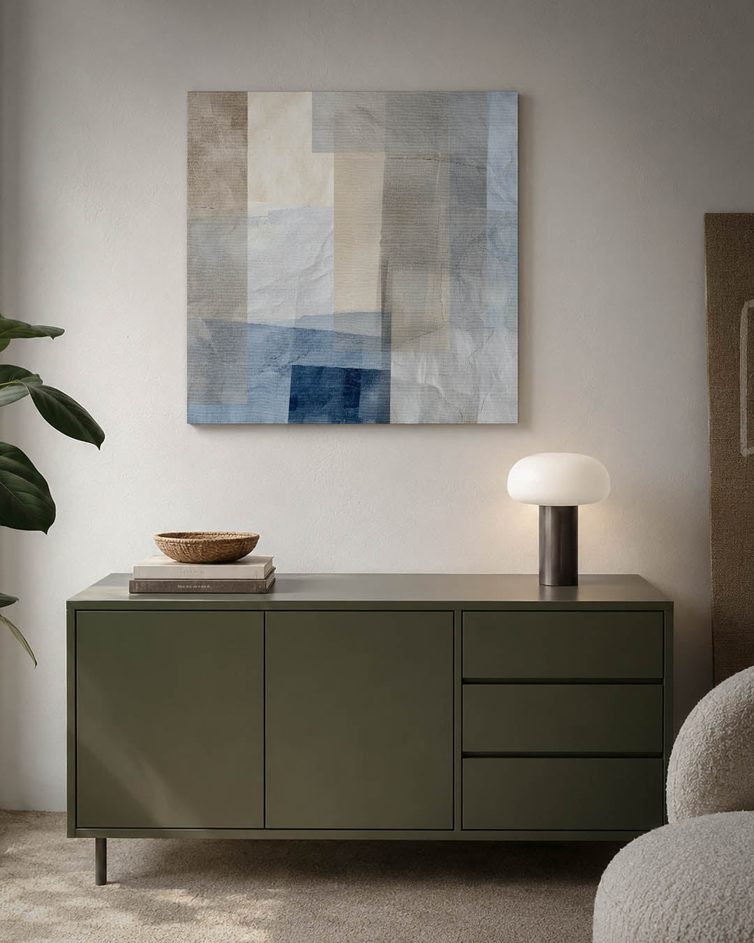 Gelaagde compositie Kunstwerk