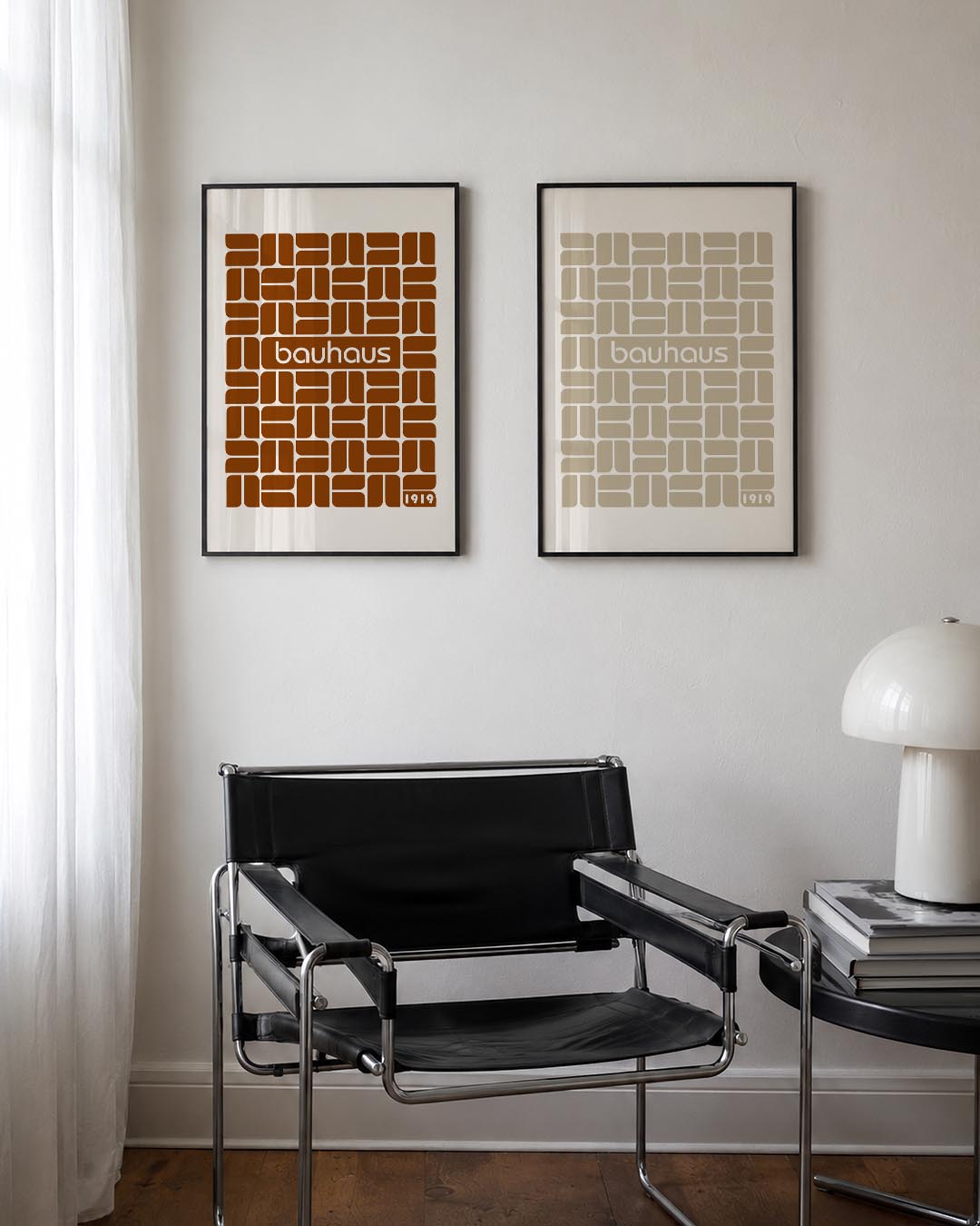 Vormritme en kleur Posterset