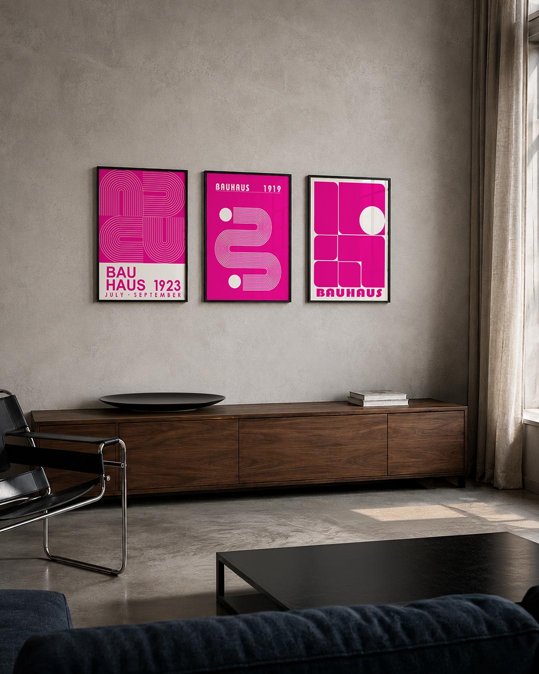 Lijnen en kleurvlakken Posterset