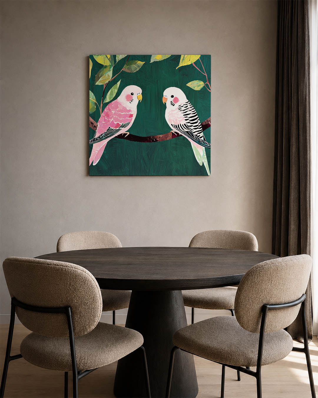 Vogels op tak Kunstwerk