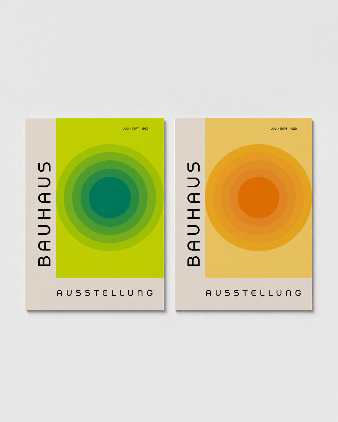 Cirkelvormen en lijnen Posterset