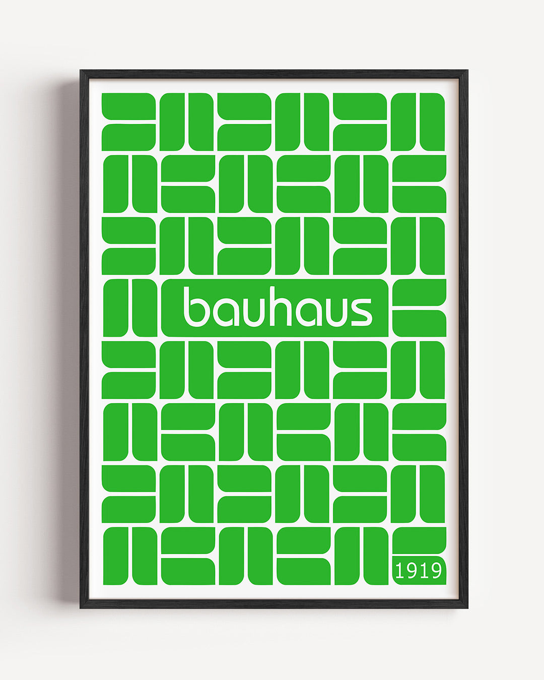 Groene vlakritmes Poster