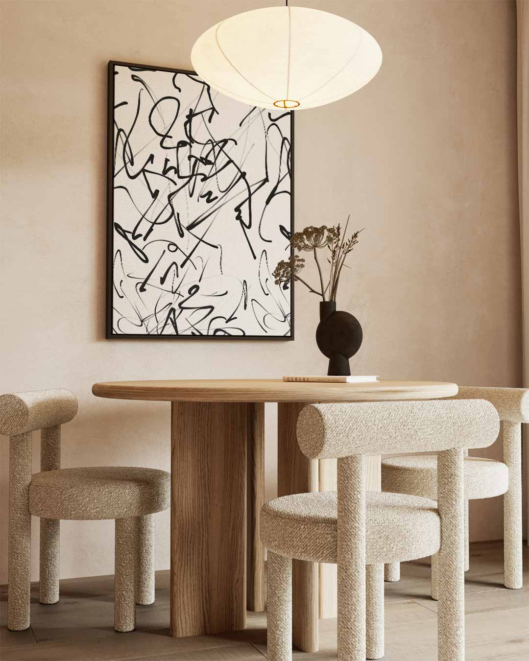 Chaotische Lijnen Kunstwerk Kunstwerk-canvas-dibond-plexiglas-wanddecoratie-WallArtistic