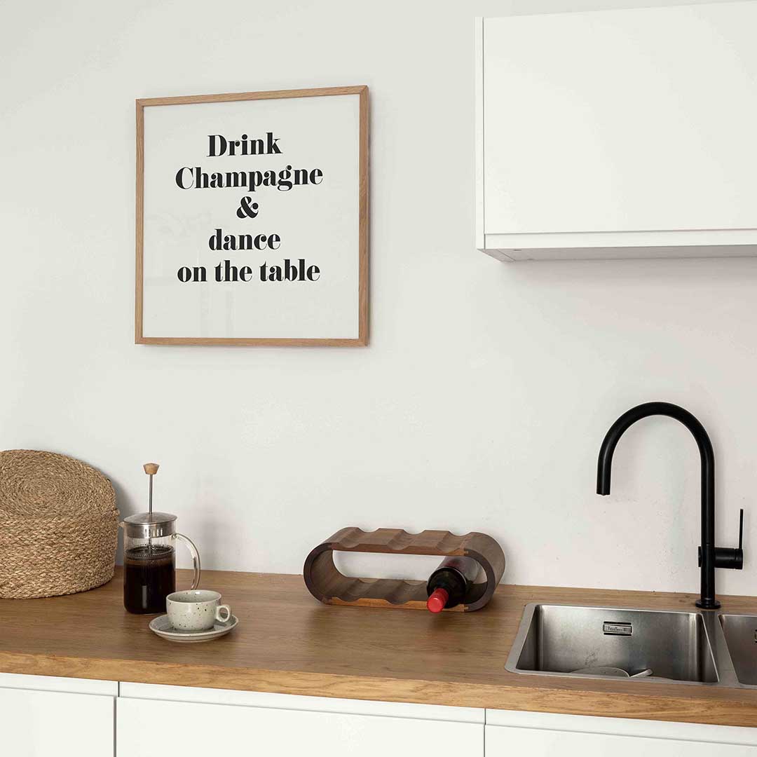 Drink champagne Poster