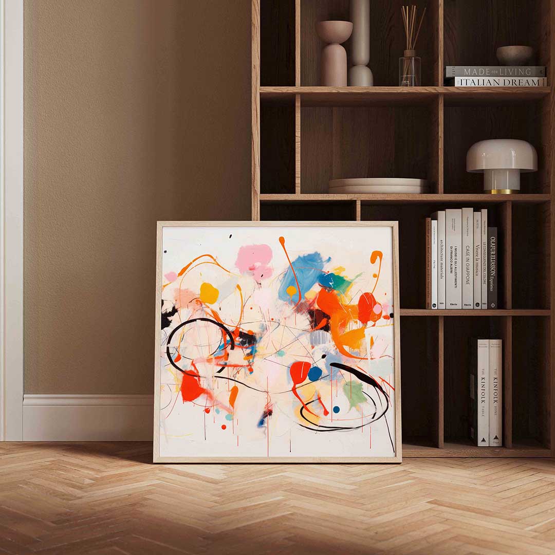 Abstracte vormen Poster