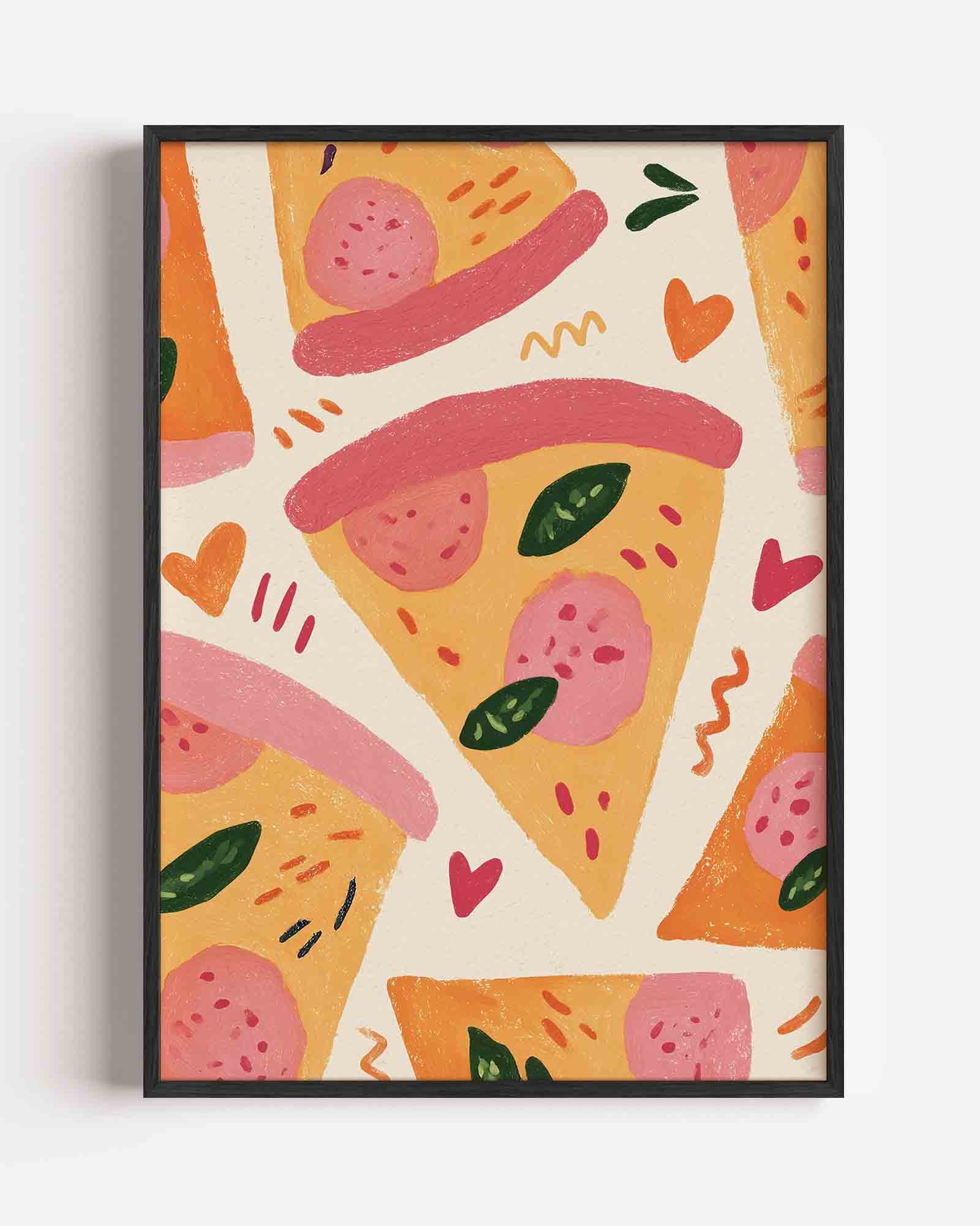 Pizza slices Poster