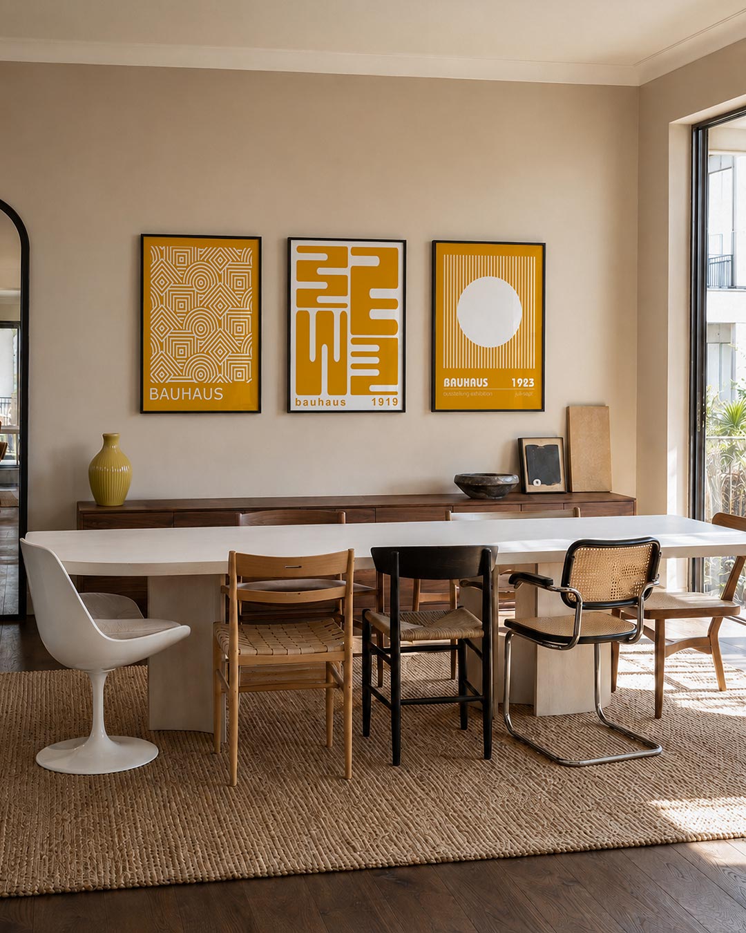 Patroon en lijnen Posterset