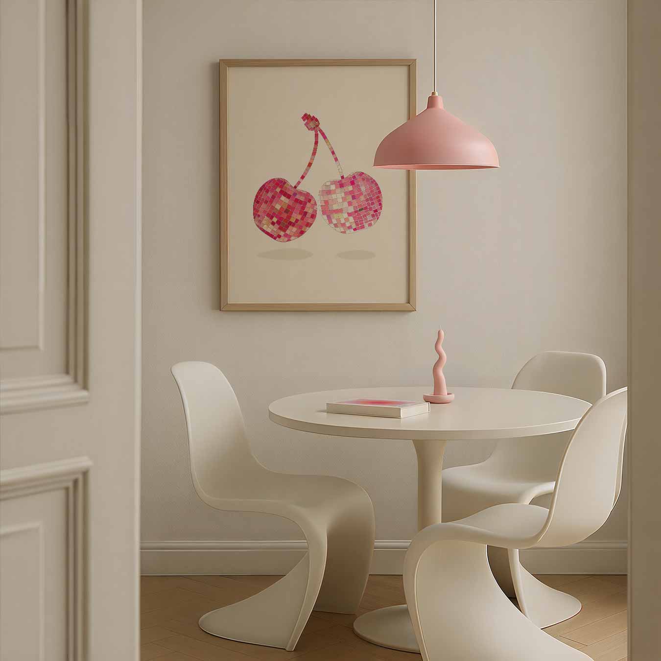 Cherry Disco Fever Poster-WallArtistic