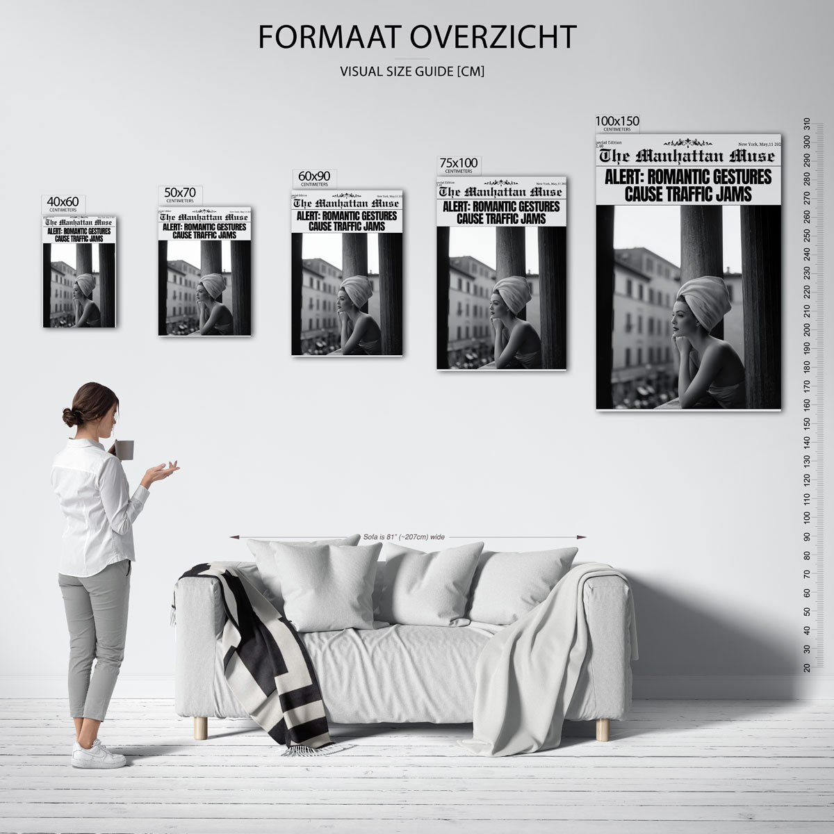 Stedelijke romantiek Kunstwerk