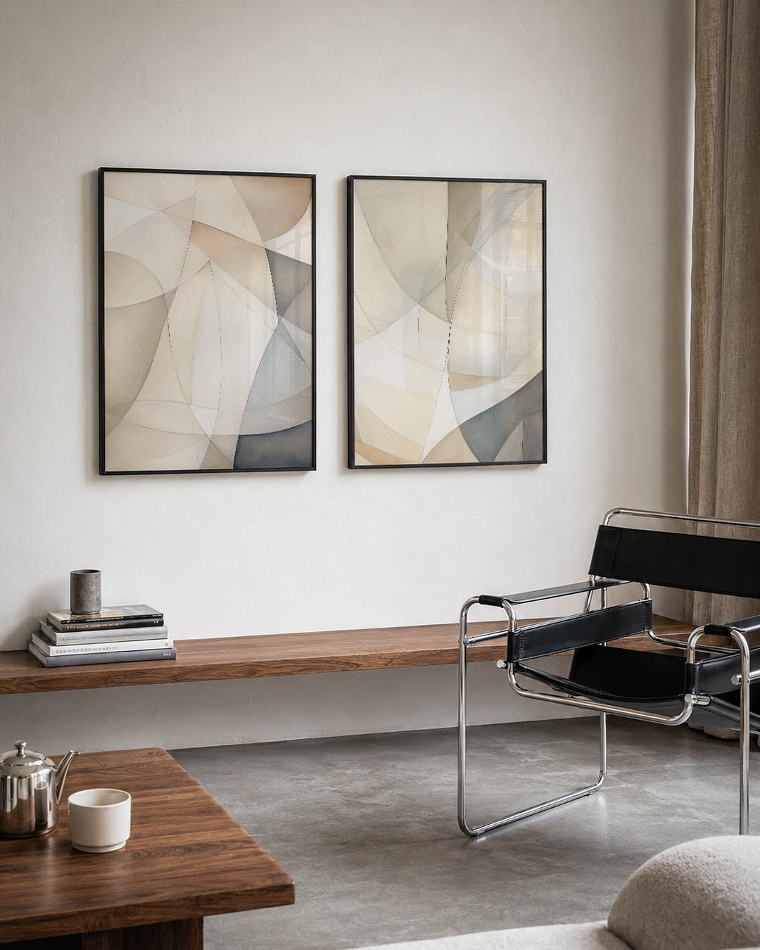 Zachte vormen Posterset