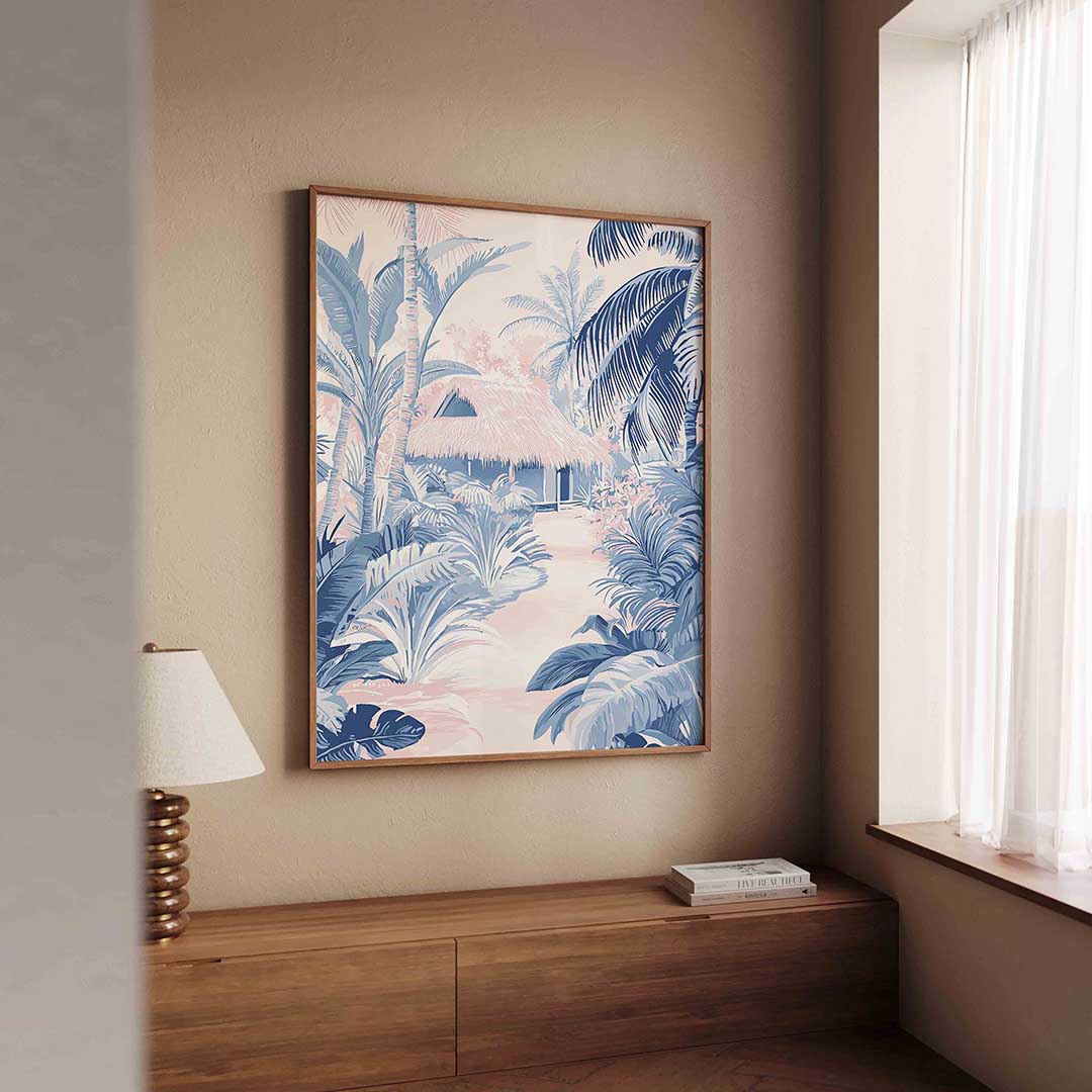 Tropisch landschap Poster