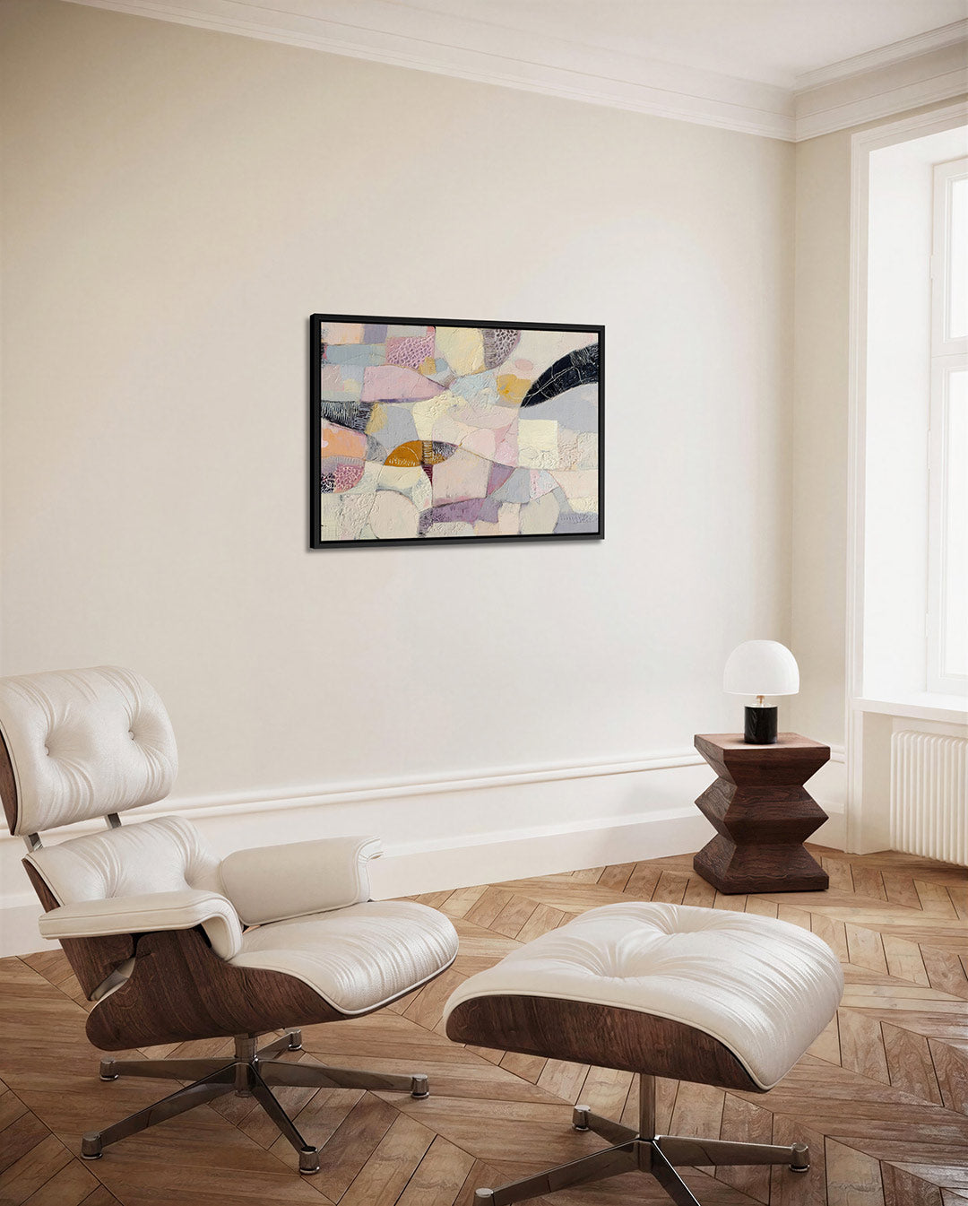 Organische vormen compositie Kunstwerk