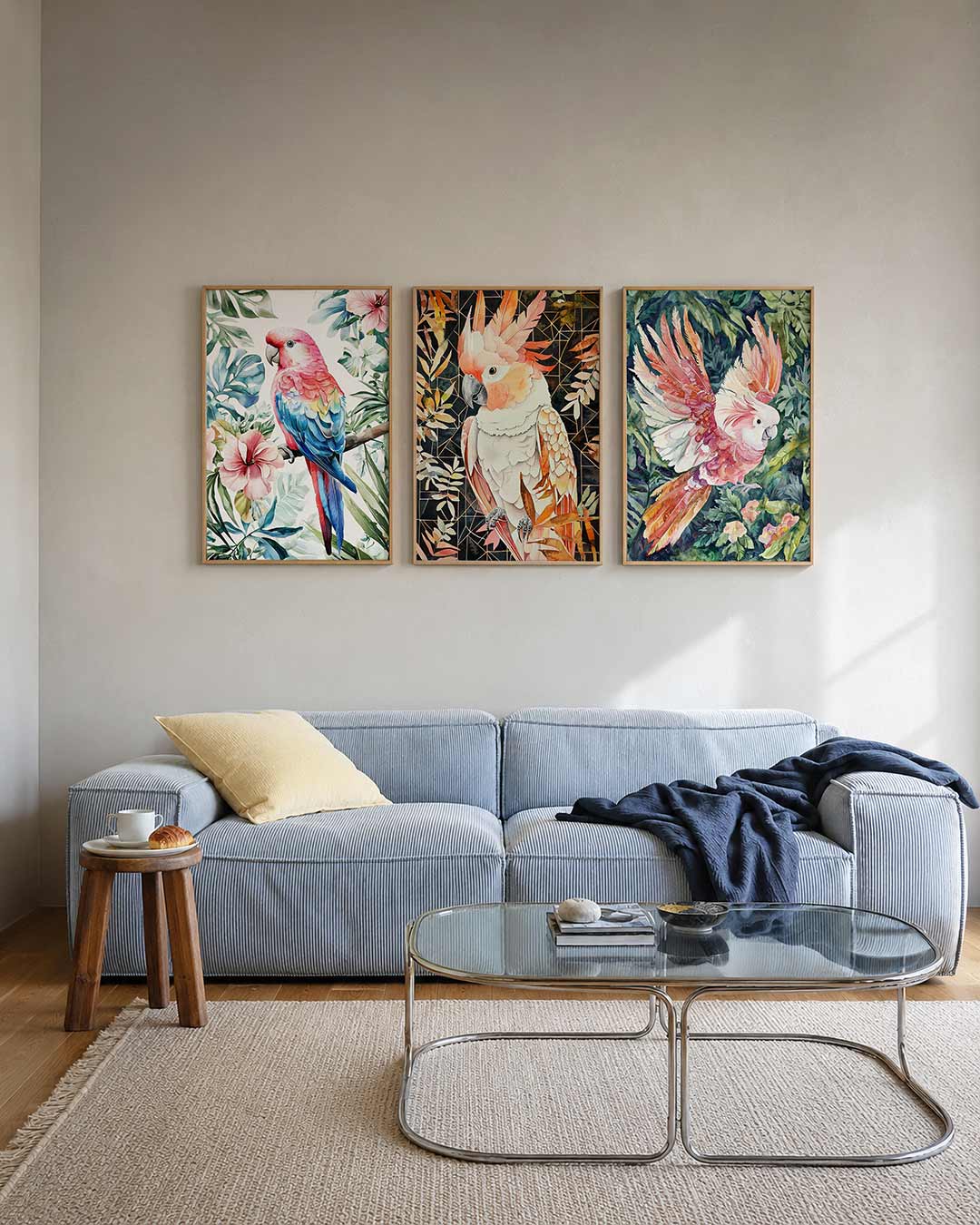 Kleurrijke vogelpracht Posterset