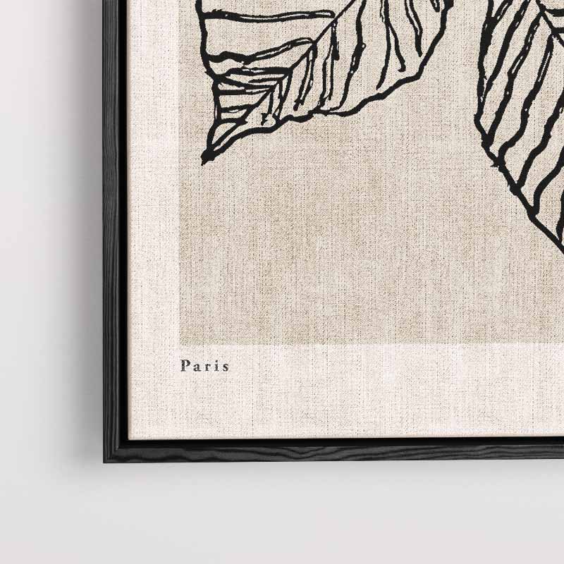 Botanische Bladprint Kunstwerk-canvas-dibond-plexiglas-wanddecoratie-WallArtistic