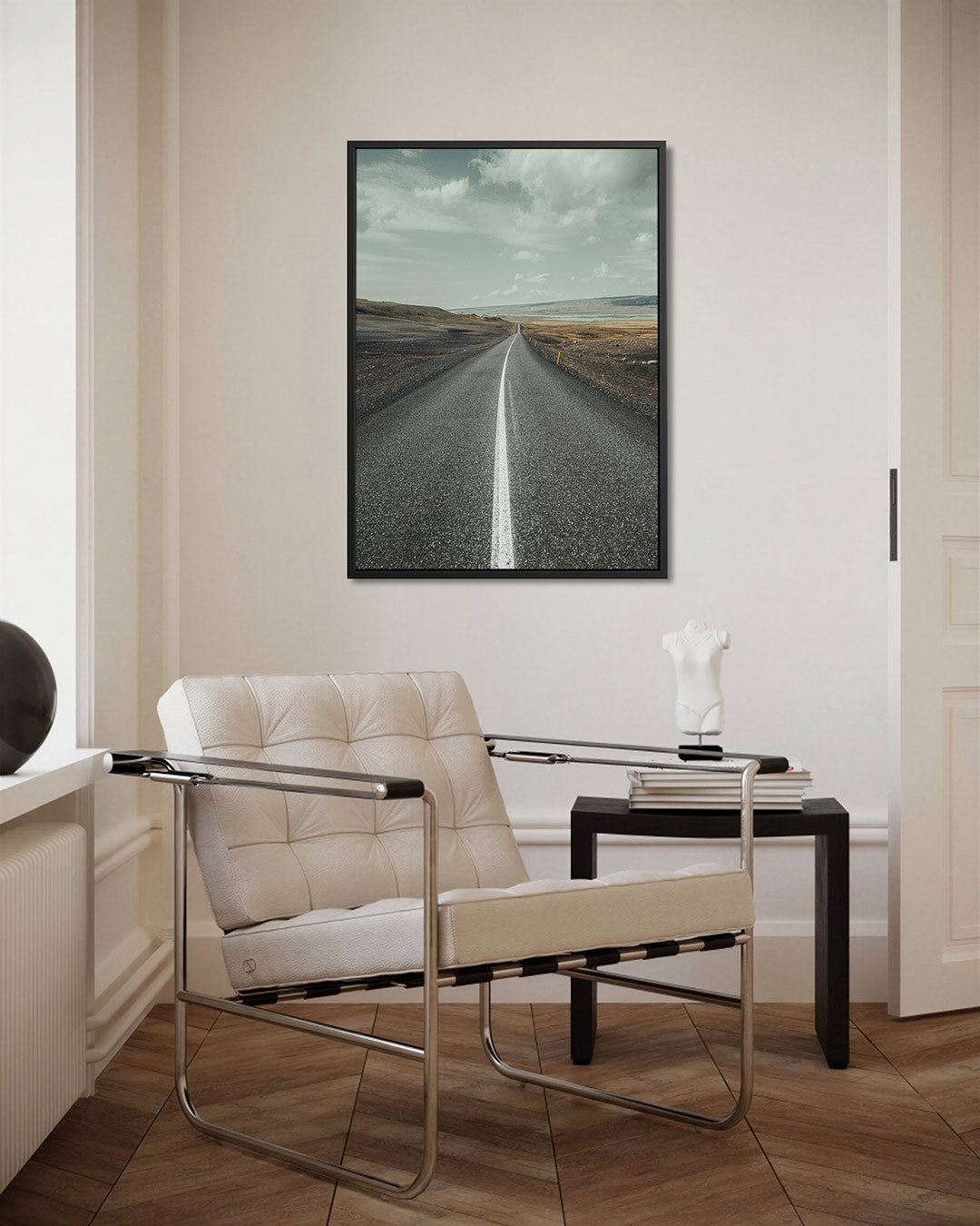 Eindeloze weg Kunstwerk