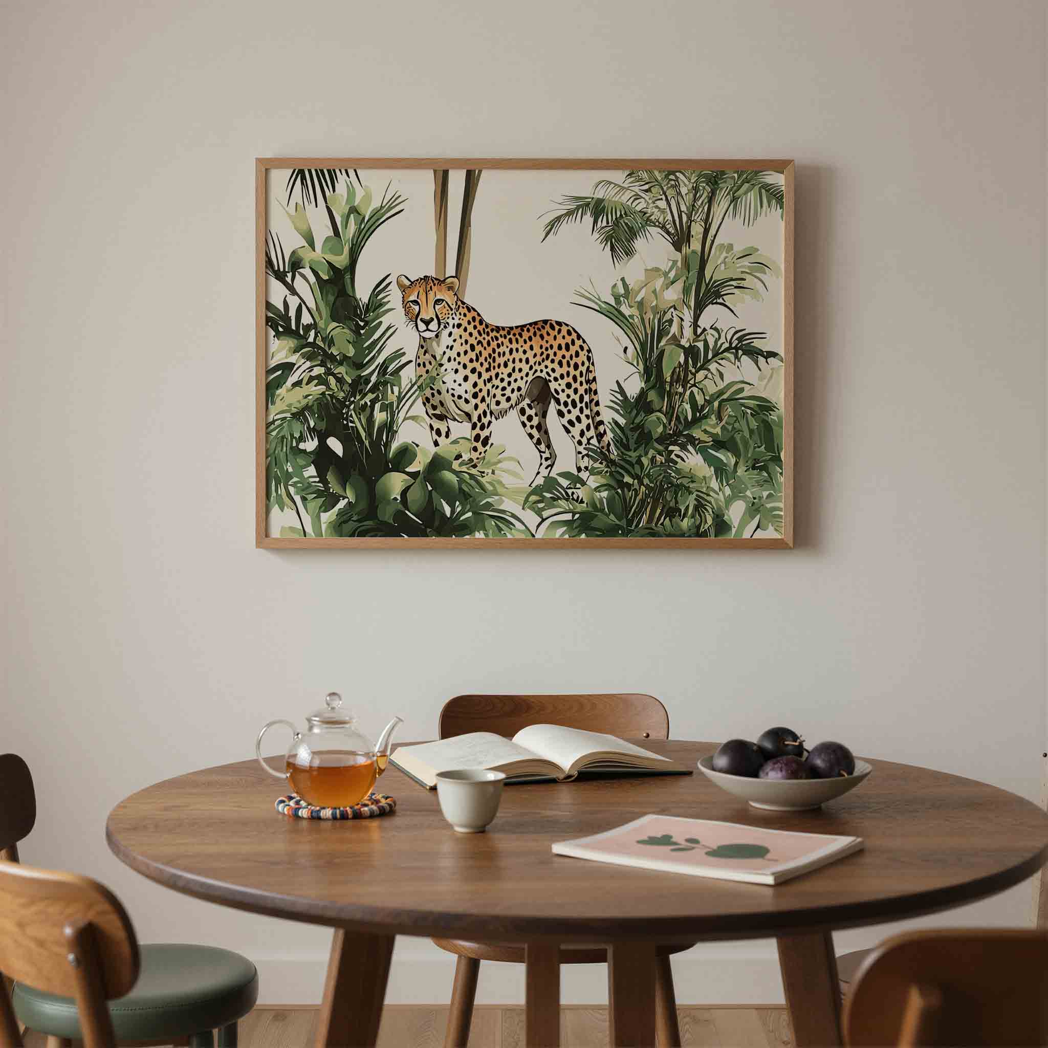 Luipaard in jungle Poster