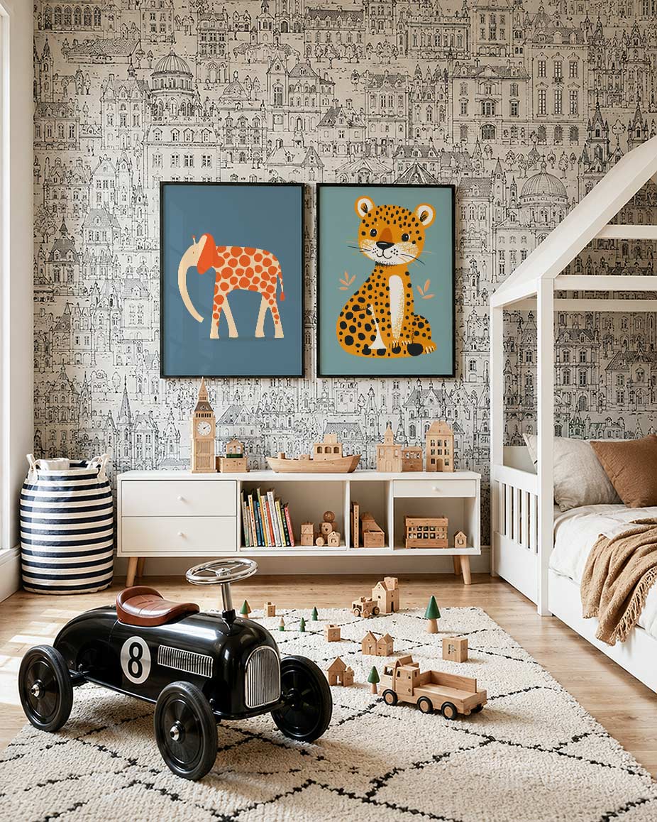 Vorm en kleur Posterset